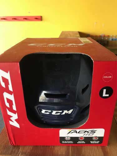 Blue New Large CCM Tacks 110 Pro Stock Helmet