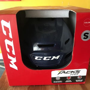 Blue New Small CCM Tacks 110 Pro Stock Helmet Colorado Avalanche Stock