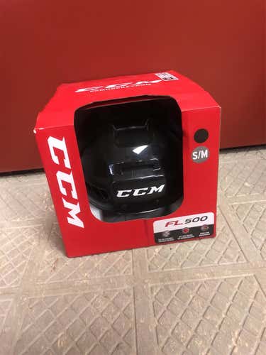 White New Small CCM FL500  Helmet