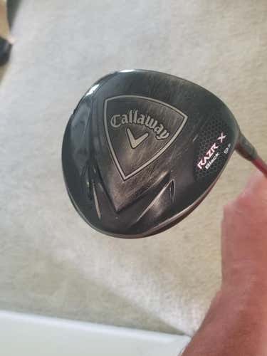 Used Men's Callaway Right Handed Razr X Black Driver Stiff Flex 9.5 Loft
