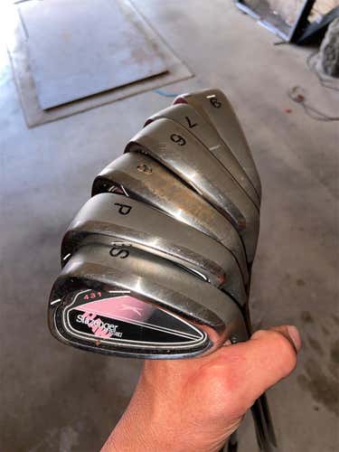 Used Right Handed Ladies Flex Iron Set