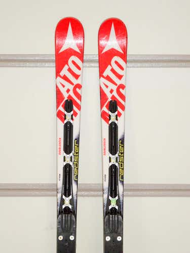 ATOMIC REDSTER DOUBLEDECK GIANT SLALOM w/ATOMIC RACE PLATES Size-173cm Radius-20Meters