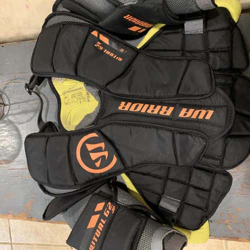 Used Large Warrior Ritual G2  Chest and Arm Protector Goalie Chest Protector