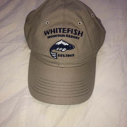 Whitefish Montana Ski Resort Strapback Hat