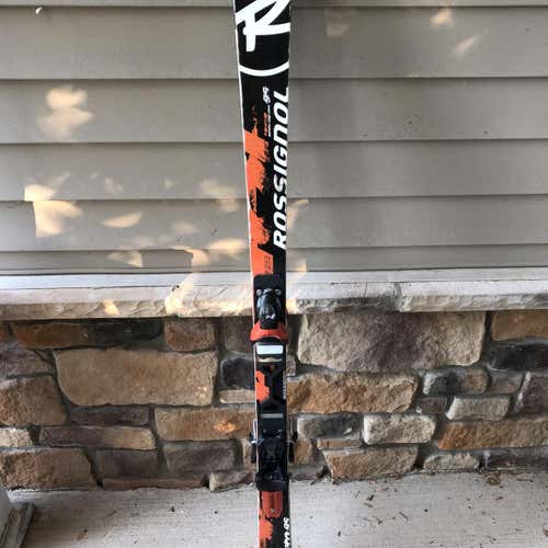 Used Kids Rossignol Radical 150cm 17m GS Skis With Binding