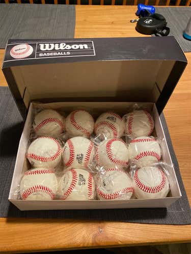 New Wilson  Baseballs