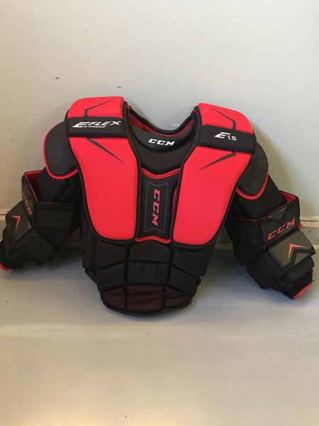 Used XL CCM Extreme Flex Shield E1.9 Chest and Arm Protector Goalie Chest Protector