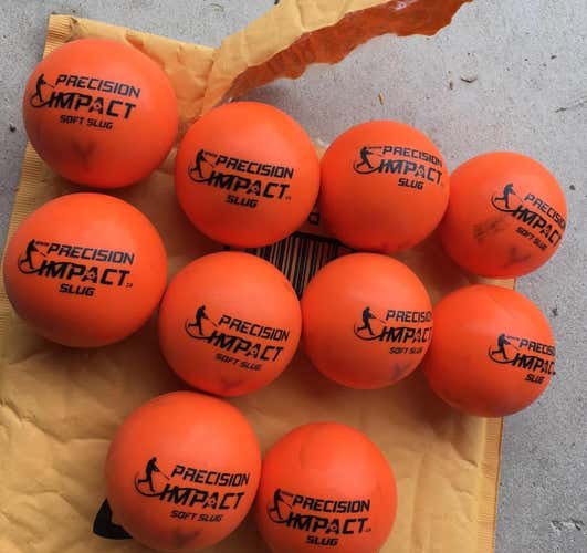 Baseball Precision Impact Baseball Slugs 10 Used