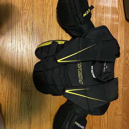 Used Small CCM Premier Goalie Chest and Arm Protector Goalie Chest Protector