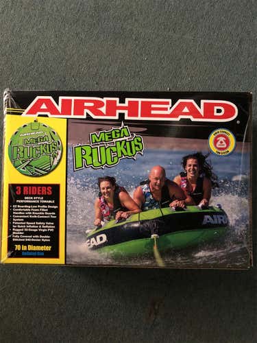 New 3 Person Pancake Style Towable Tube