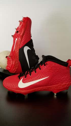 New Size 13 MIKE TROUT NIKE Spikes and 14 Black Nike blue Adidas too