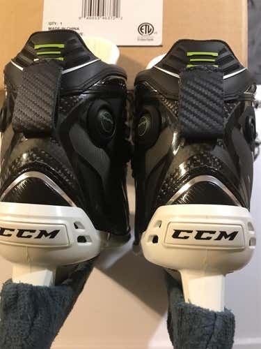 Used CCM Ribcor 50K Regular Width Size 8 Hockey Goalie Skates