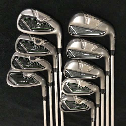 Used Right Handed RocketBallz Regular Flex Steel Shaft Iron Set