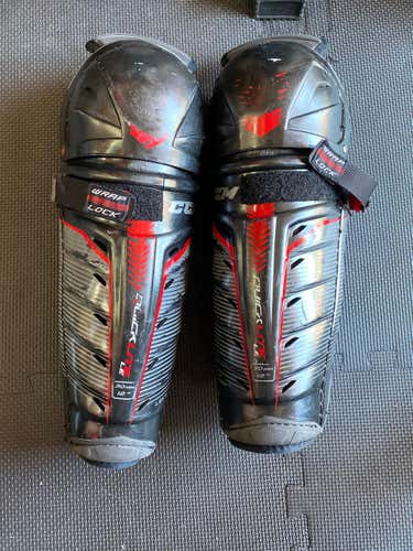 Used CCM QuickLiteLE 12” Shin Pads