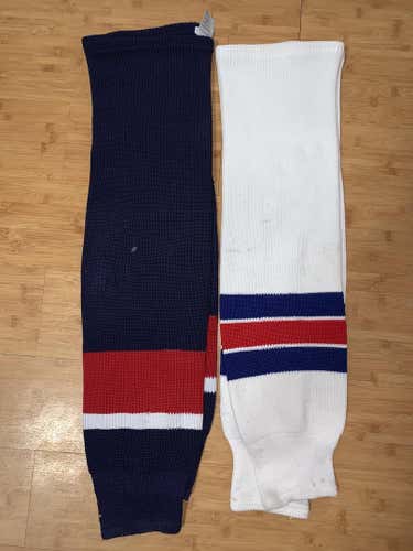 Team USA NTDP Used Senior Socks Pro Stock