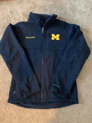 University of Michigan Mens Columbia Jacket Full-Zip Medium
