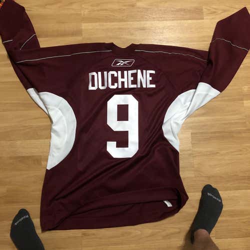 Colorado Avalanche NHL Hockey AVS Reebok Matt Duchene #9 Vintage Practice Jersey