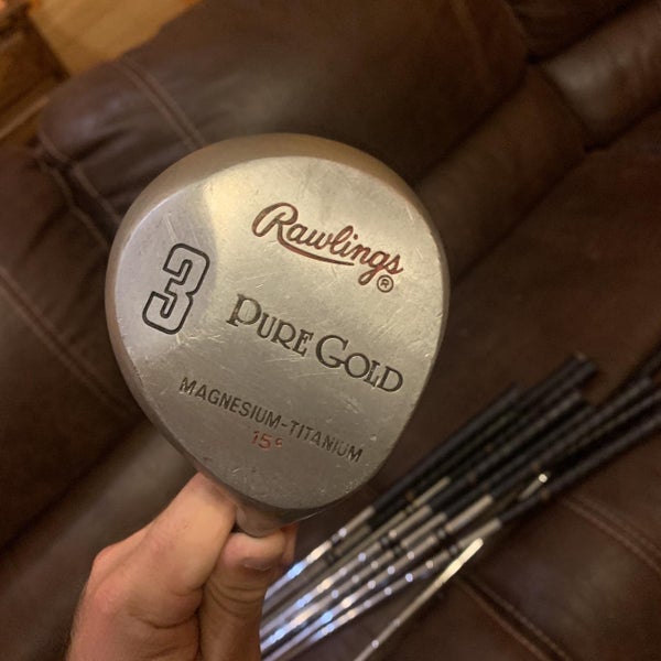 Used Right Handed Rawlings Pure Gold 11 Pieces Clubs (Full Set)
