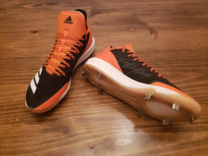 Orange Black New Adult Men's Size Men's 10.5 (W 11.5) Metal Adidas Low Cut