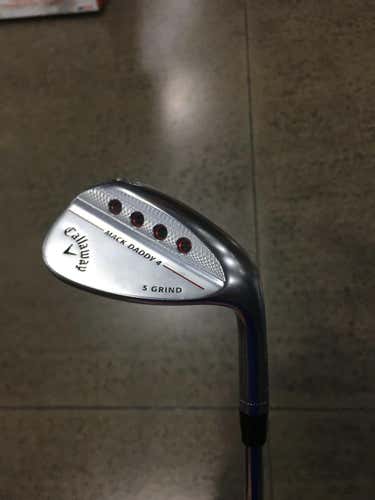Used Callaway Mack Daddy 4 S Grind 58 Degree Steel Stiff Golf Wedges