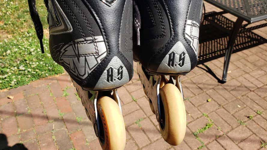 Used Senior Mission Axoim A.5  - Roller Hockey/inline  Skates  Skate Size 6E