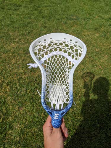 New Epoch Hawk Sequel, Cheap Shipping! Lax Lacrosse head New custom dyed and strung blue