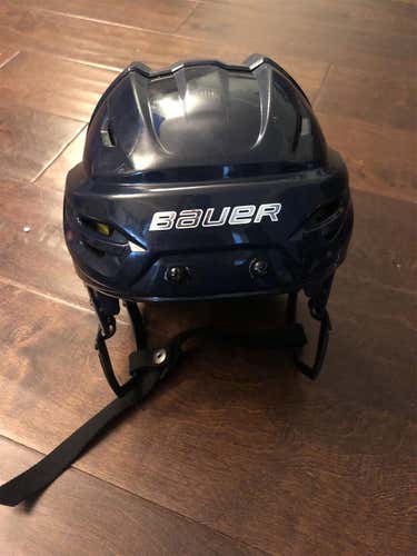 Blue Used Small Bauer Re-Akt Helmet