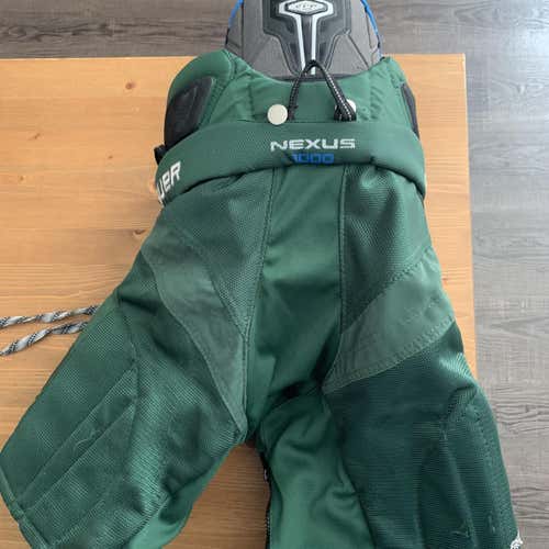 Green Used Small Bauer Nexus 1000  Hockey Pants