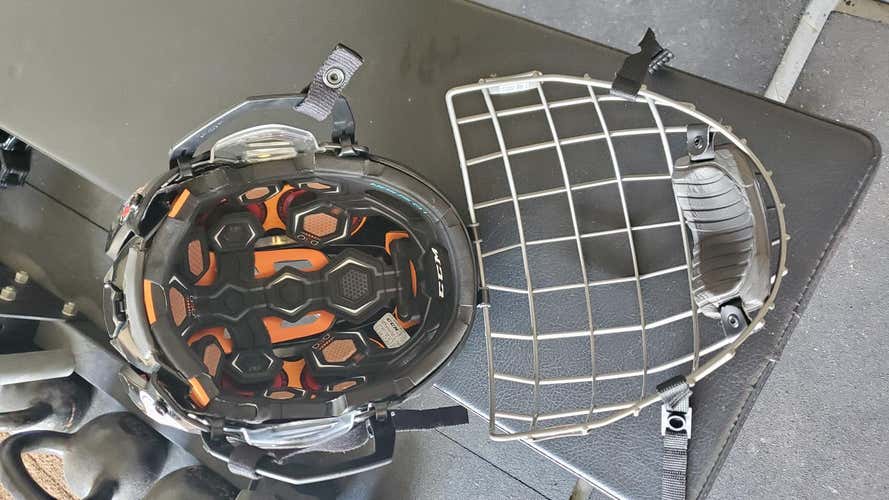 Black Used Large CCM Tacks 710 Helmet