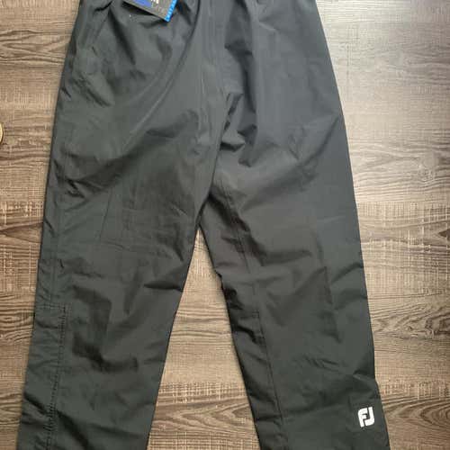 Brand New. Black Men's Medium Footjoy HydroLite Rain Pants
