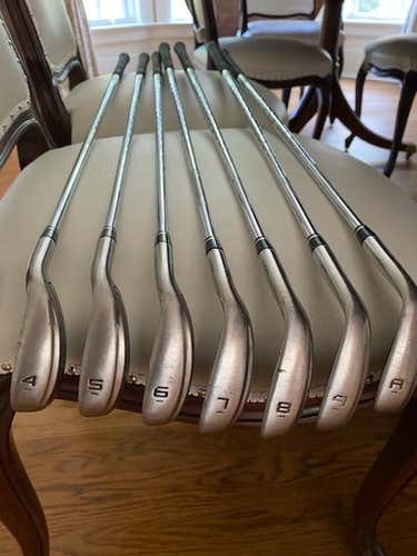 Used Men's Nike Right Handed Slingshot 4D Iron Set Regular Flex Steel Shaft