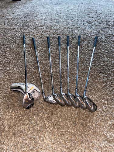 Used Right Handed Regular Flex Steel Shaft Iron Set