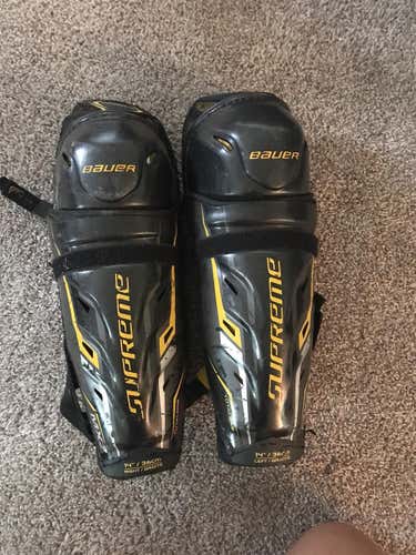 Used Bauer Supreme TotalOne MX3 Pro Stock Shin Pads
