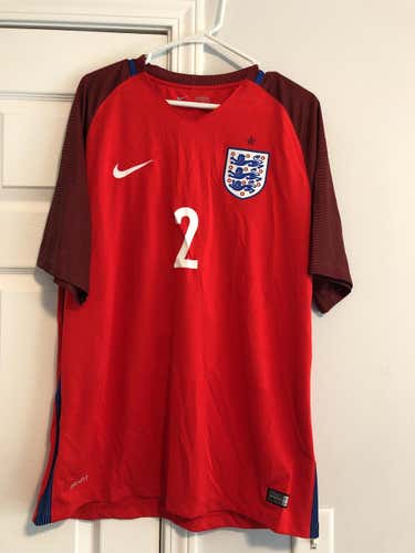 Clyne England National Red Men's XL Nike Jersey