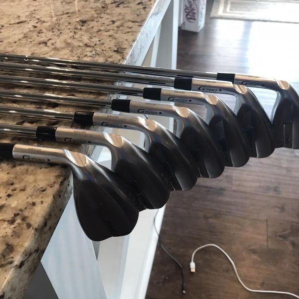 Used Left Handed G700 Stiff Flex Steel Shaft Iron Set