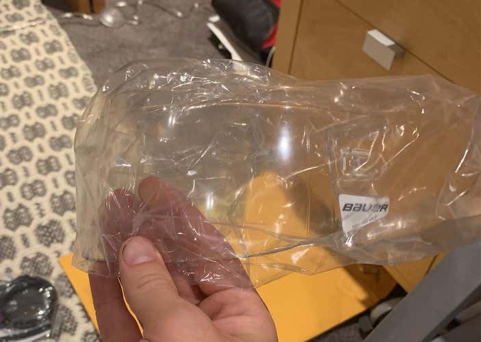 ONE - New  Bauer HDO Pro Clip Replacement Visor No Clips