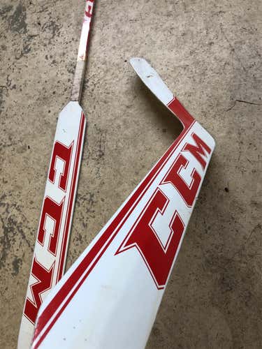 New CCM Red/White Pro 27" Paddle Goalie Stick
