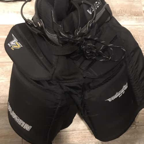 Black Used Medium Vaughn V7 Hockey Goalie Pants