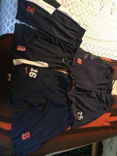 Syracuse University Lacrosse Shorts Team Issued Lot