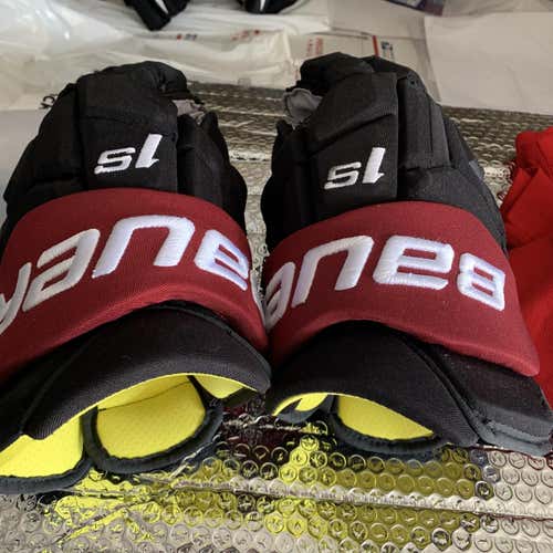 Arizona Coyotes Bauer Supreme 1S 14" Pro Stock Gloves