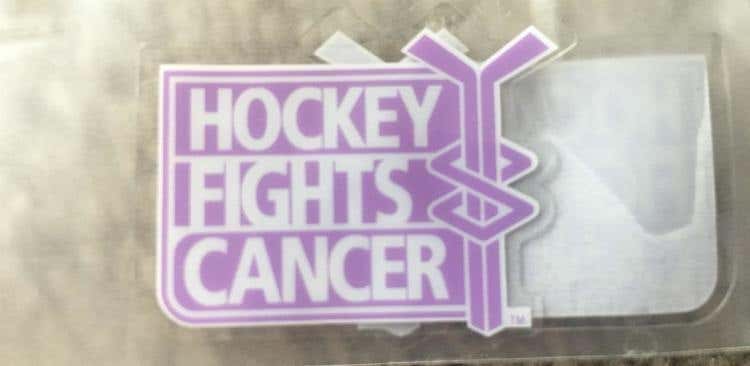 Hockey Fights Cancer 5 Sticker Bundle