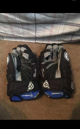 Black Used Warrior Covert DT2 14" Gloves
