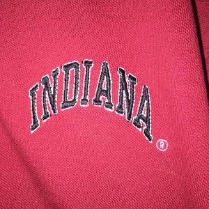 NEW INDIANA ADULT GOLF SHIRT SIZE MEDIUM