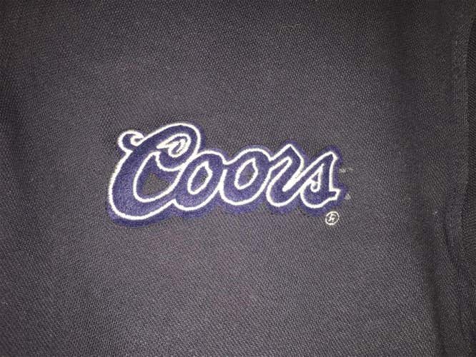 NEW COORS  ADULT GOLF SHIRT SIZE MEDIUM