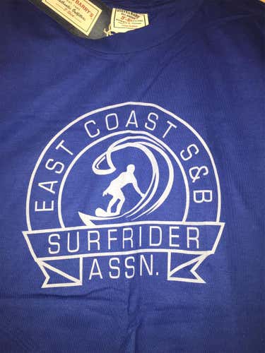 NEW OLD STOCK LARGE EAST COAST SURFRIDER   T-Shirt