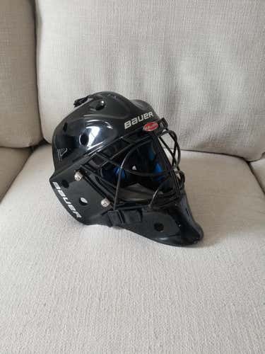 Black Senior Used Bauer NME 8 Goalie Mask