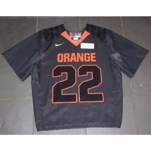 Nike Syracuse Orange #22 Lacrosse Vapor Carbon Game Jersey LG Gait Powell