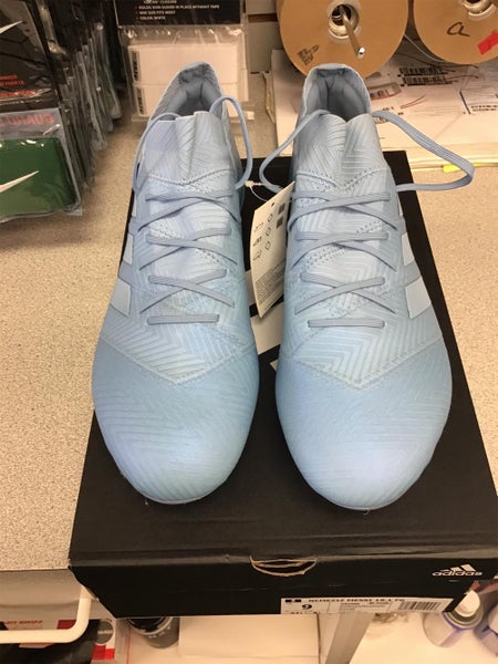 Blue Unisex Molded Cleats Adidas Nemeziz Messi 18.1 FG Cleats