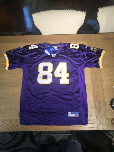 New Minnesota  Vikings Hall of famer Randy Moss #84 Jersey