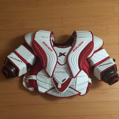 Senior Used Small Bauer Vapor 1X Goalie Chest and Arm Protector Goalie Chest Protector
